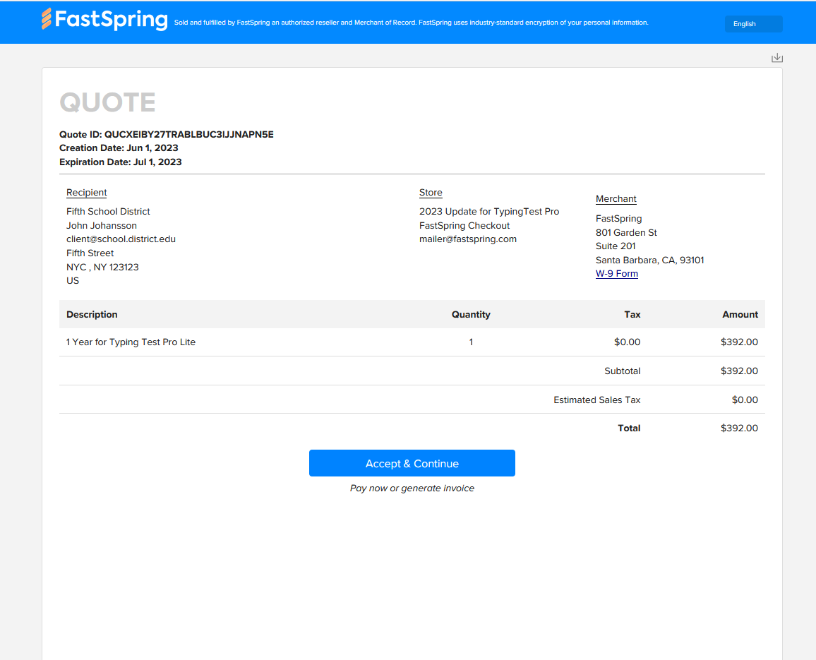 Purchase Order And W9 Form Typingtest Pro 6689