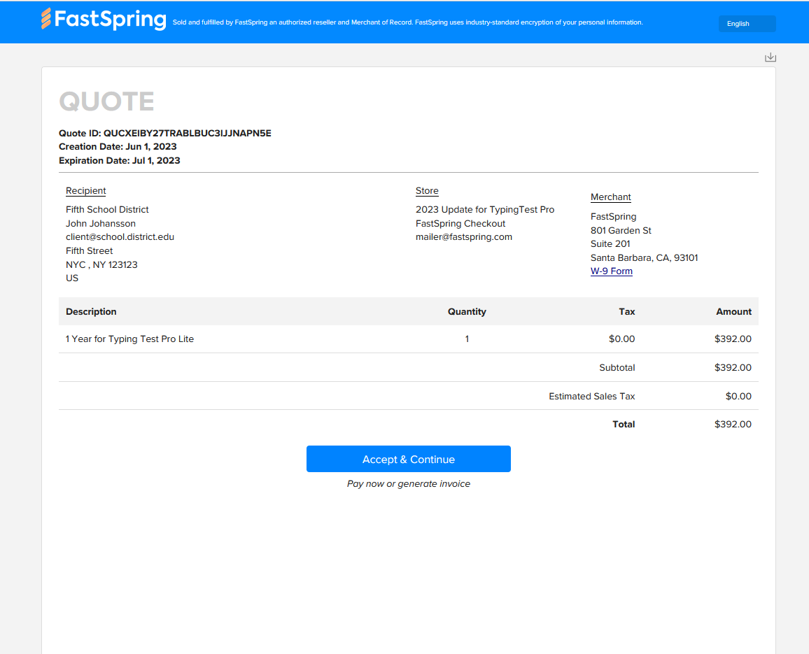 Purchase Order And W9 Form Typingtest Pro 1761